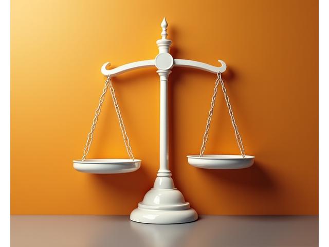Icon illustrating a balance scale or a warning symbol, representing the careful consideration of legal disclaimers and limitations.